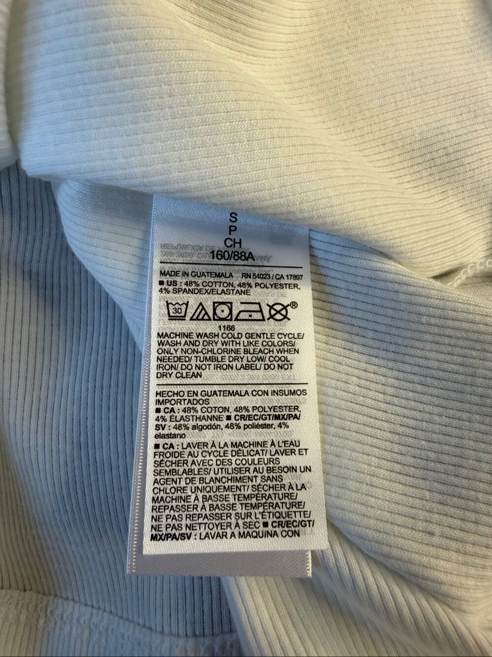 NWT Old Navy Snug Crop Ribbed Tank Top Lot 2 Pack Small White Navy High Neck - Picture 6 of 9